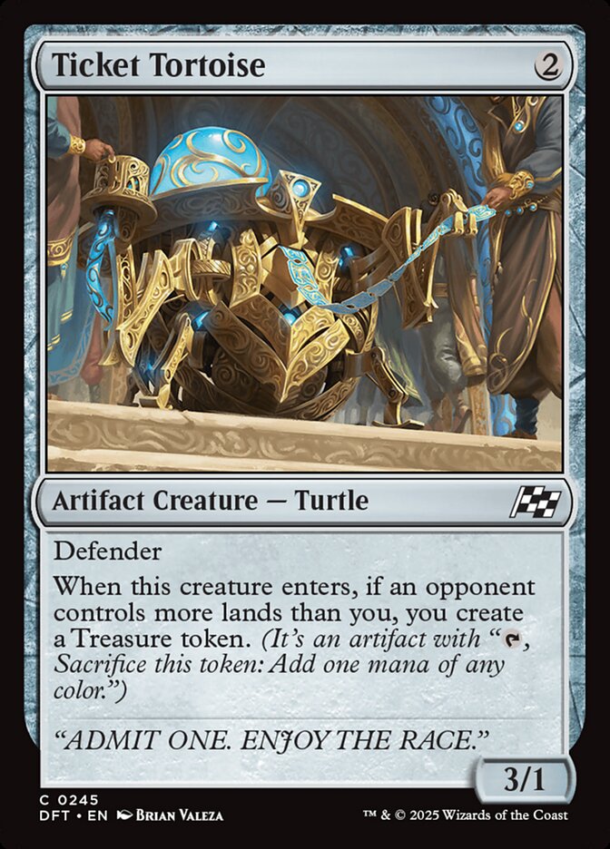 Ticket Tortoise 245/291 (Aetherdrift)  - Foil
