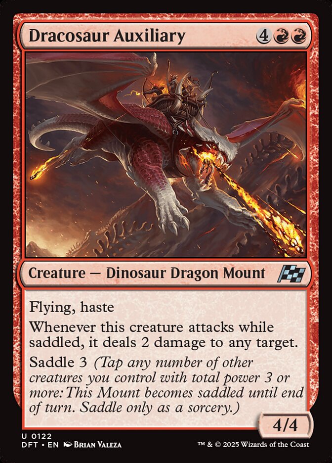 Dracosaur Auxiliary 122/291 (Aetherdrift)  - Foil