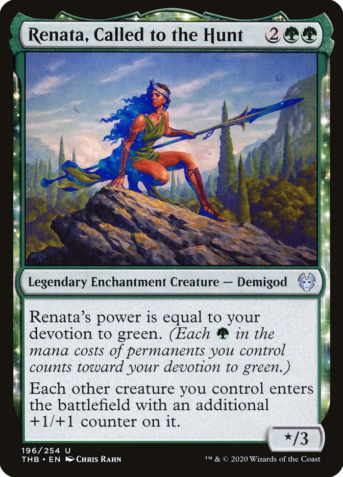 Renata, Called to the Hunt 196 (Theros Beyond Death)  - Foil