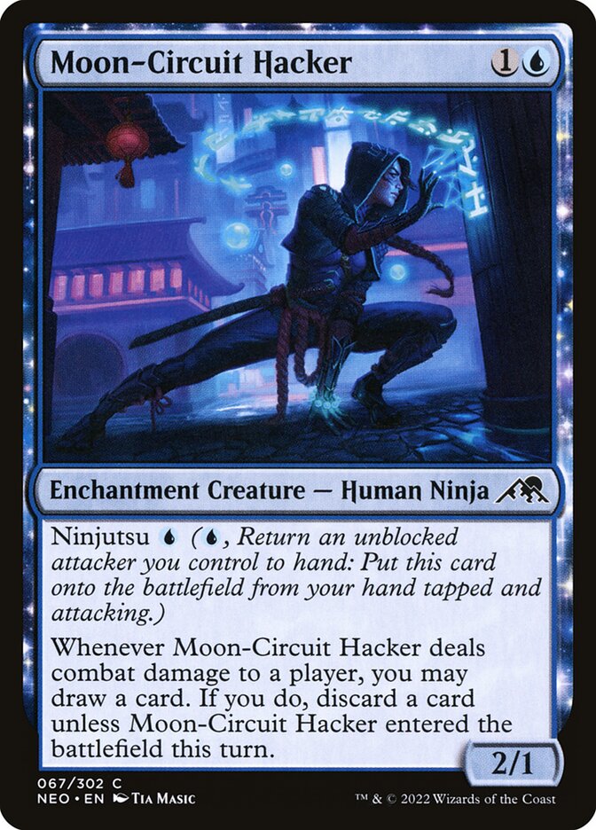 Moon-Circuit Hacker 67/302 (Kamigawa: Neon Dynasty) 