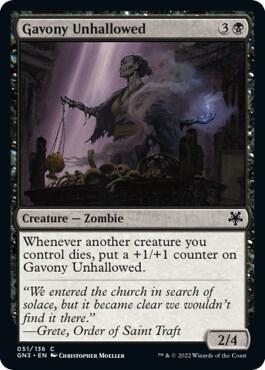 Gavony Unhallowed 51/135 (Magic Game Night: Free-For-All) 