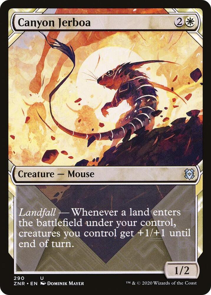 Canyon Jerboa 290/280 (Zendikar Rising)  - Showcase