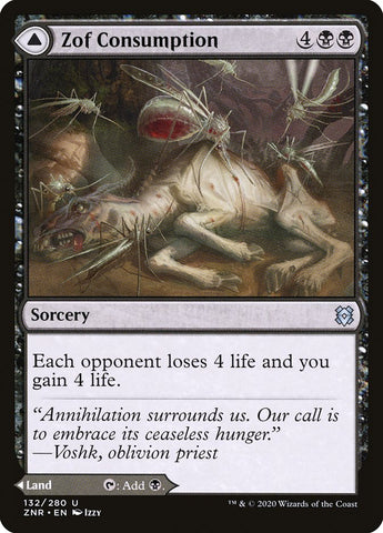 Zof Consumption // Zof Bloodbog 132/280 (Zendikar Rising) 
