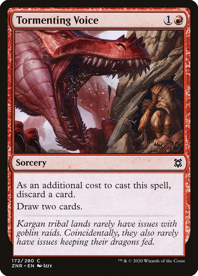 Tormenting Voice 172/280 (Zendikar Rising) 