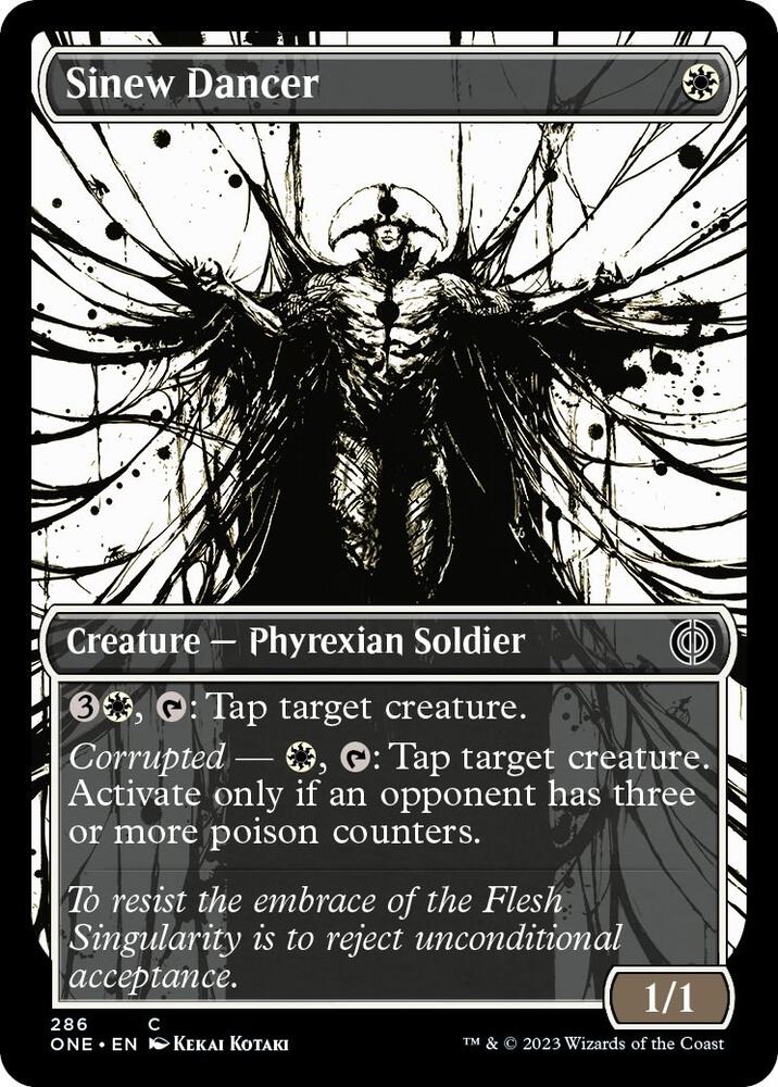 Sinew Dancer 286 (Phyrexia: All Will Be One)  - Showcase Foil