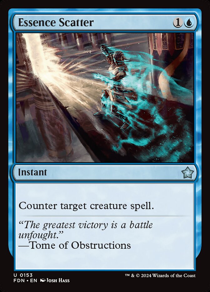 Essence Scatter 153/291 (Foundations)  - Foil