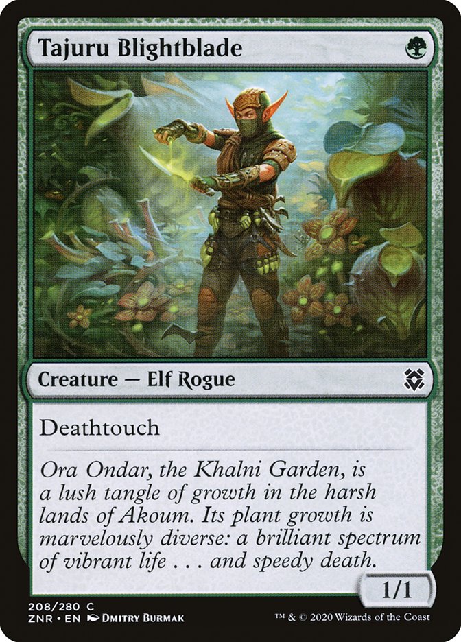Tajuru Blightblade 208/280 (Zendikar Rising)  - Foil