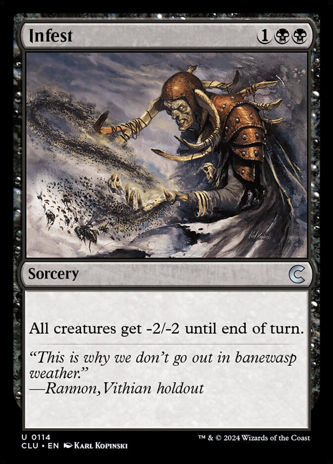 Infest 114/284 (Ravnica: Clue Edition) 