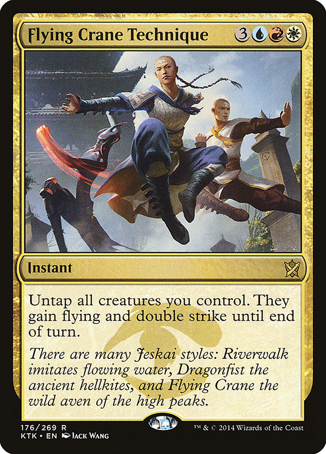 Flying Crane Technique 176 (Khans of Tarkir) 
