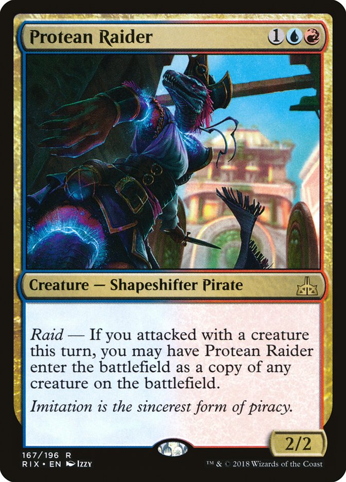 Protean Raider 167/196 (Rivals of Ixalan)  - Foil