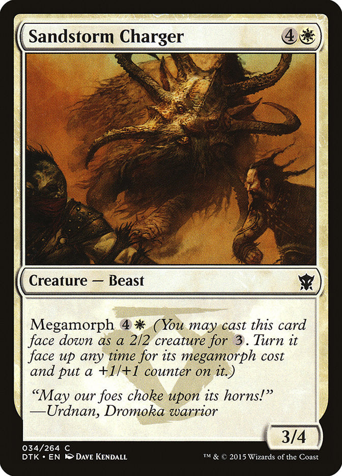 Sandstorm Charger 34/264 (Dragons of Tarkir) 