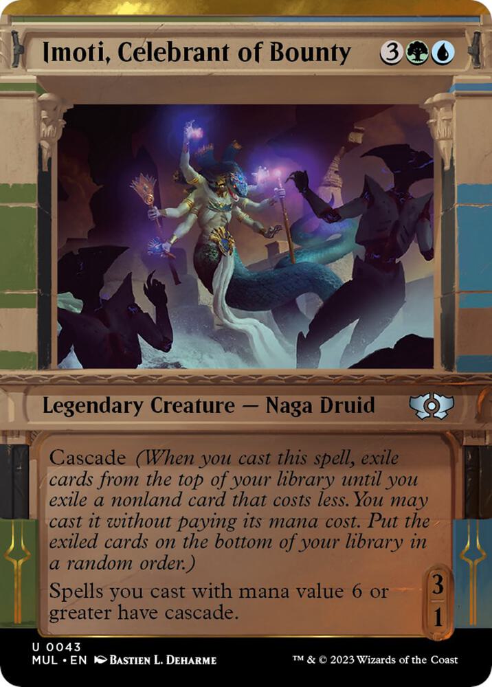 Imoti, Celebrant of Bounty 43 (March of the Machine: Multiverse Legends)  - Showcase Foil