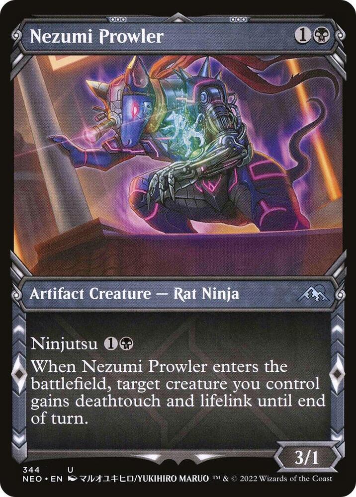 Nezumi Prowler 344/302 (Kamigawa: Neon Dynasty)  - Showcase