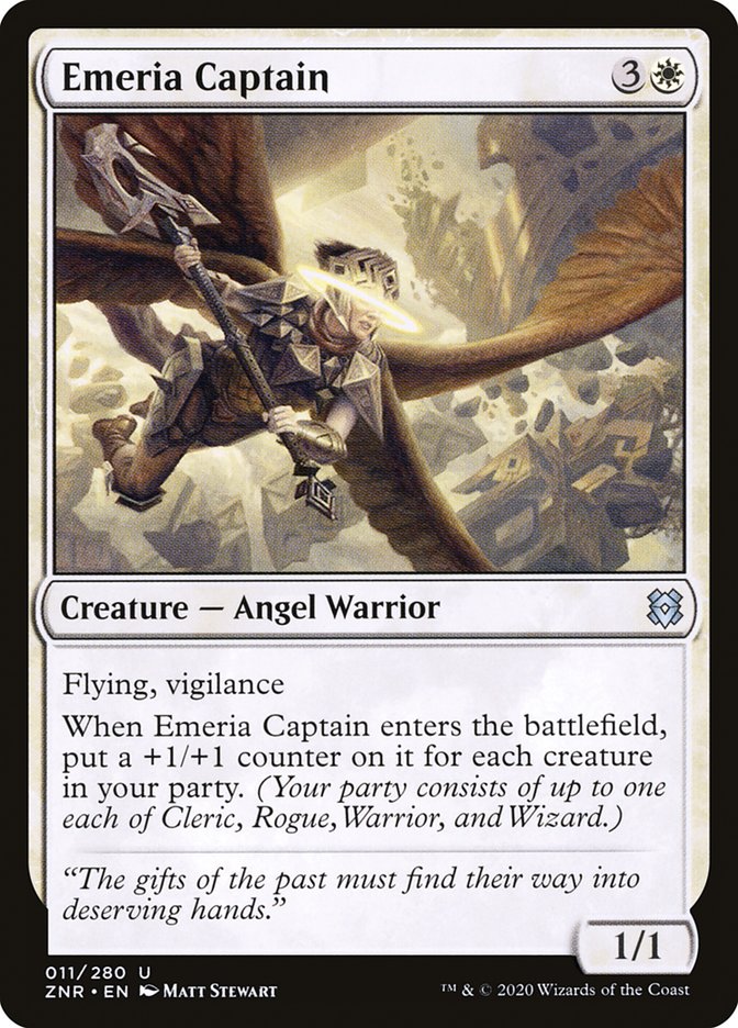 Emeria Captain 11/280 (Zendikar Rising) 
