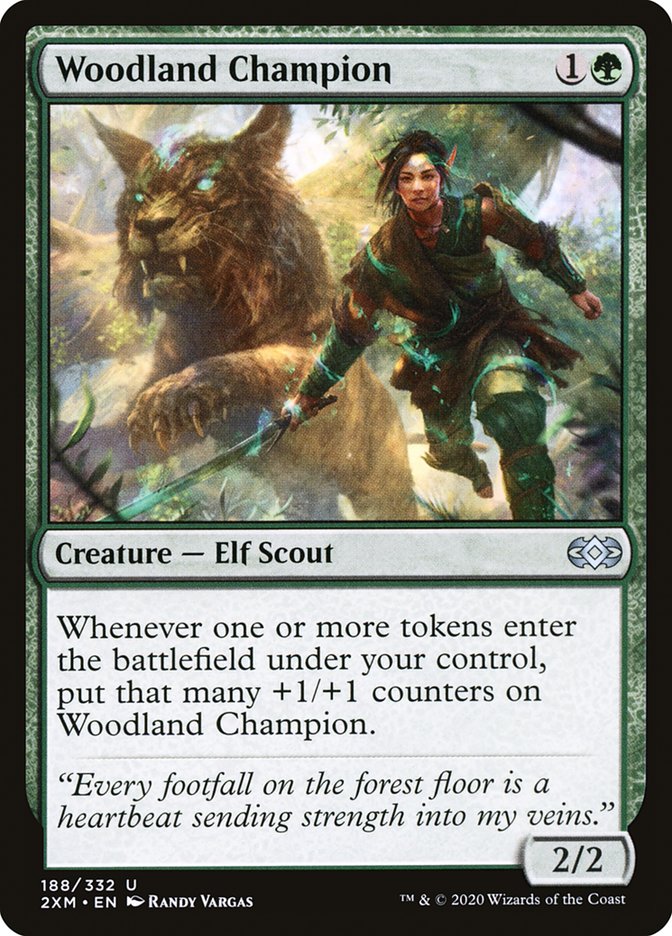 Woodland Champion 188/332 (Double Masters)  - Foil