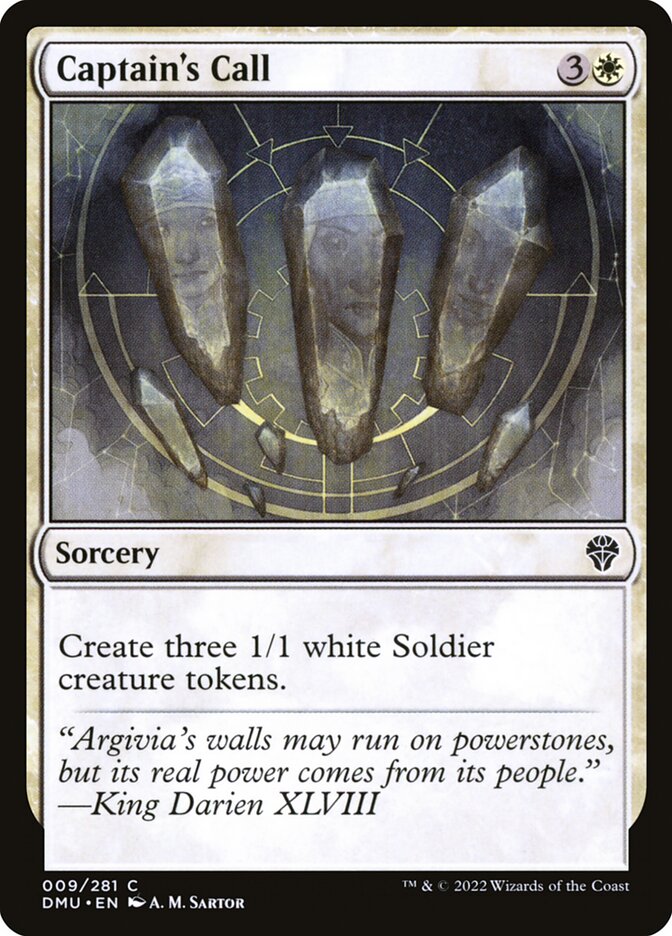 Captain's Call 9/281 (Dominaria United)  - Foil