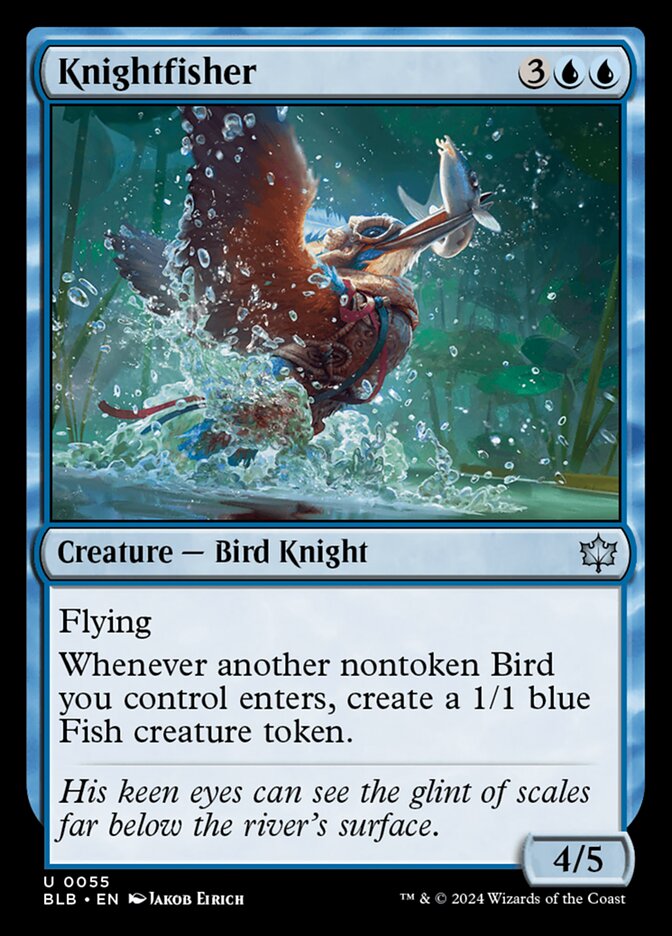 Knightfisher 55 (Bloomburrow)  - Foil
