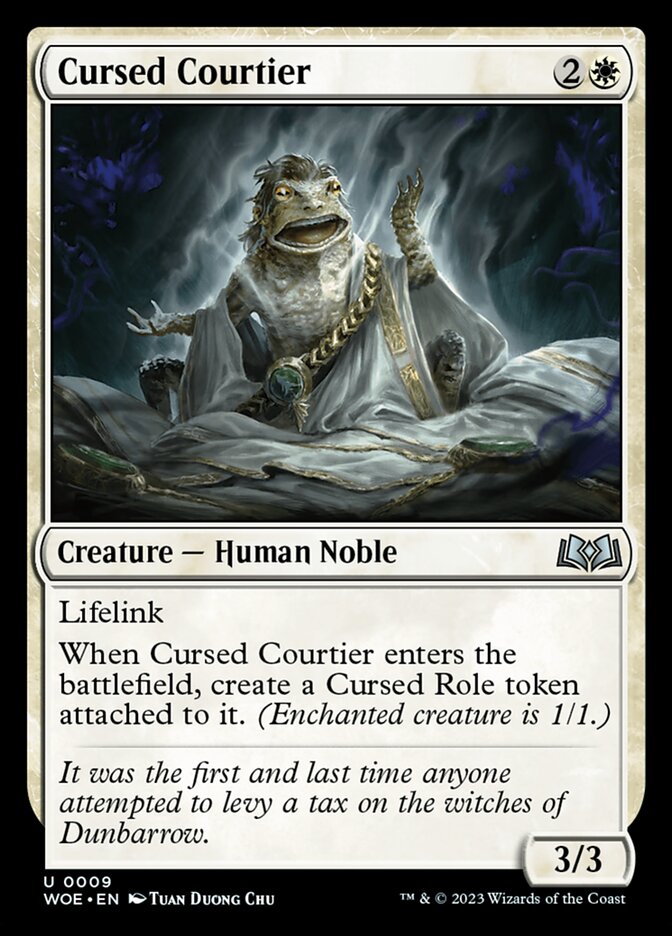 Cursed Courtier 9/276 (Wilds of Eldraine)  - Foil