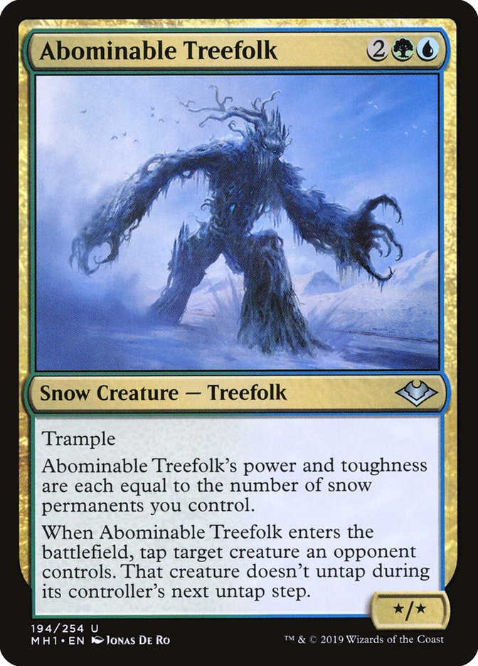 Abominable Treefolk 194/254 (Modern Horizons) 