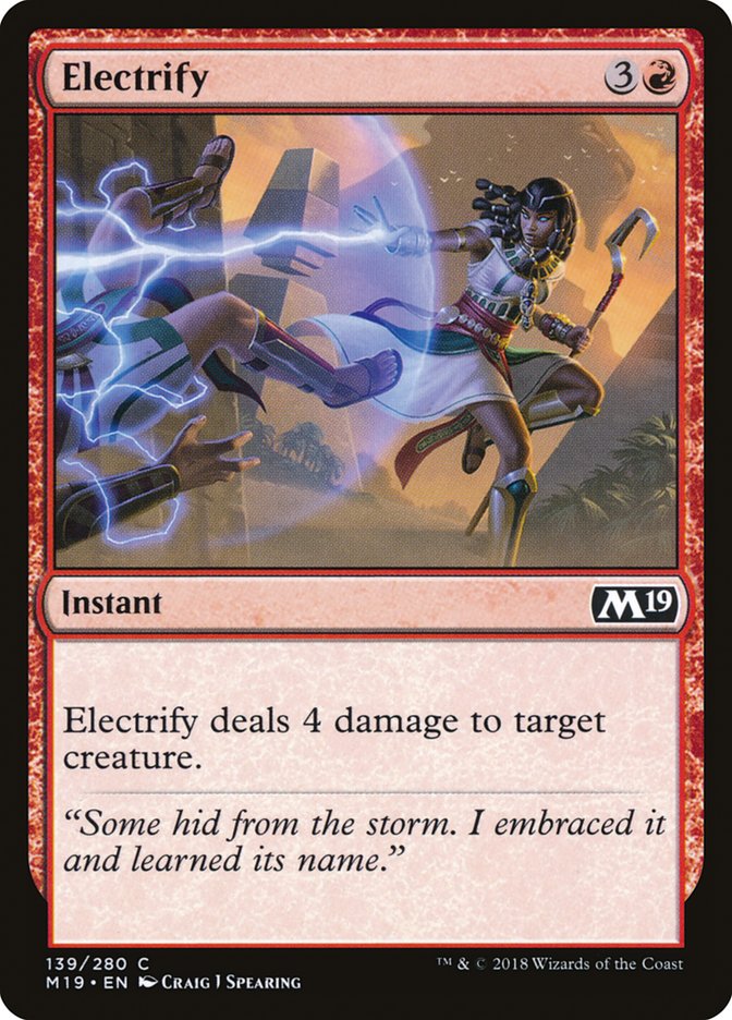Electrify 139/280 (Core Set 2019) 