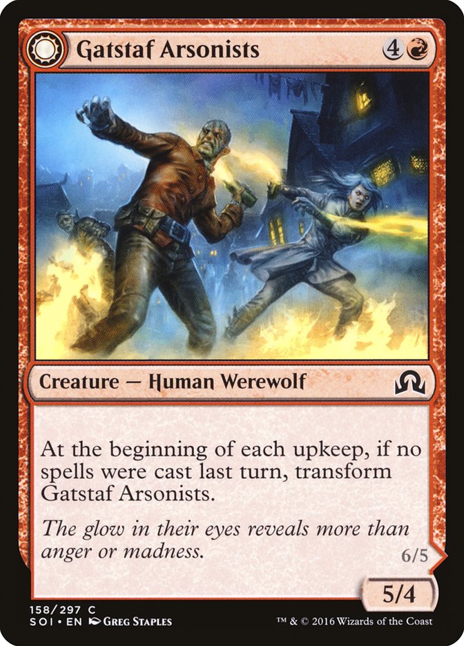 Gatstaf Arsonists // Gatstaf Ravagers 158/297 (Shadows over Innistrad) 