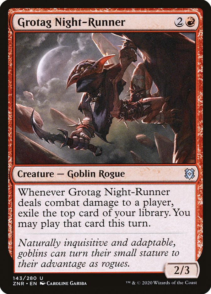Grotag Night-Runner 143/280 (Zendikar Rising)  - Foil