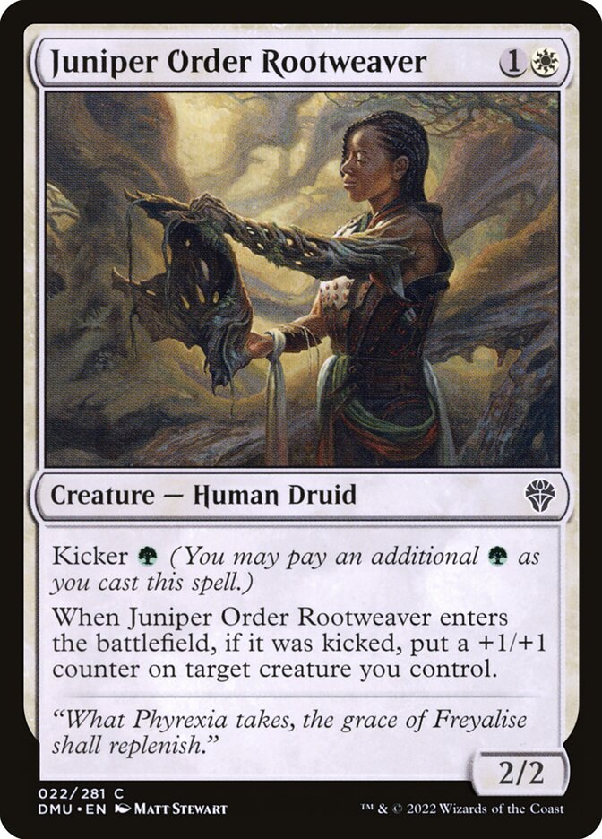 Juniper Order Rootweaver 22/281 (Dominaria United) 
