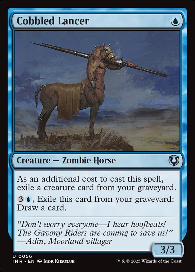 Cobbled Lancer 56/287 (Innistrad Remastered)  - Foil