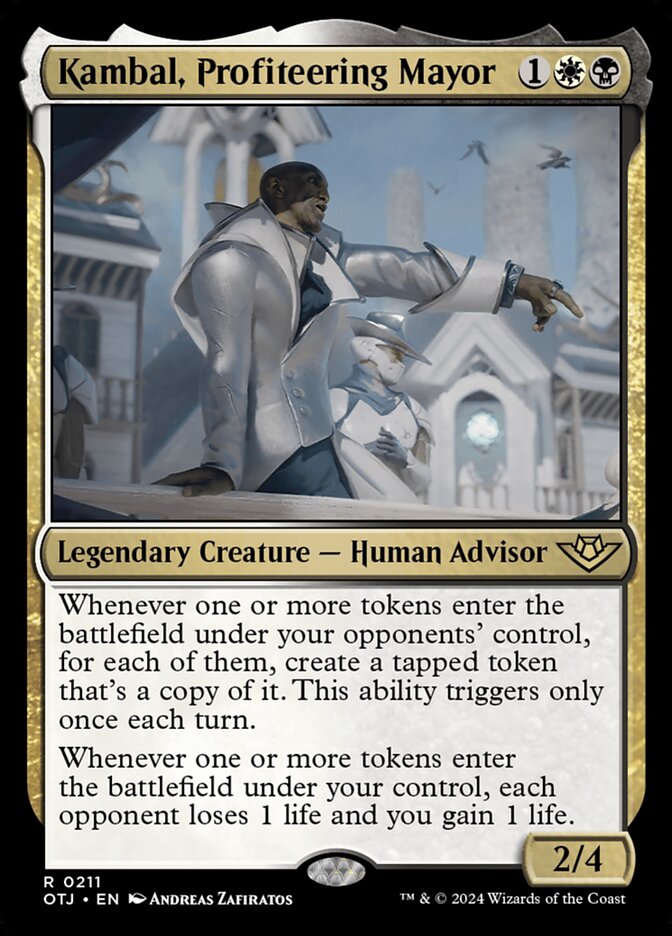 Kambal, Profiteering Mayor 211 (Outlaws of Thunder Junction)  - Foil