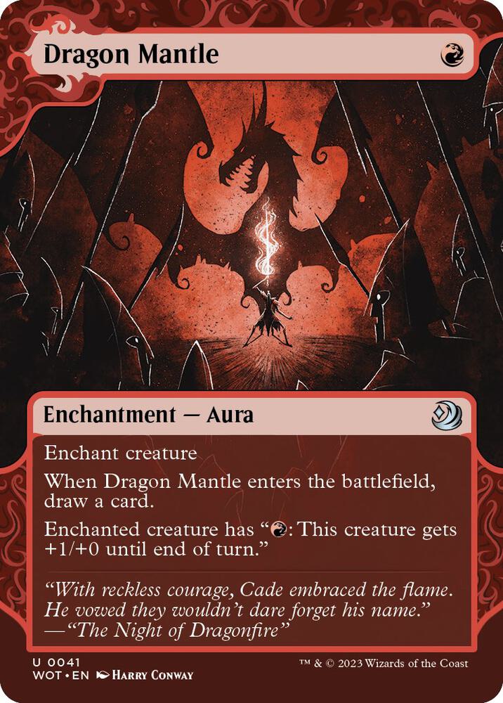 Dragon Mantle 41 (Wilds of Eldraine: Enchanting Tales)  - Showcase Foil