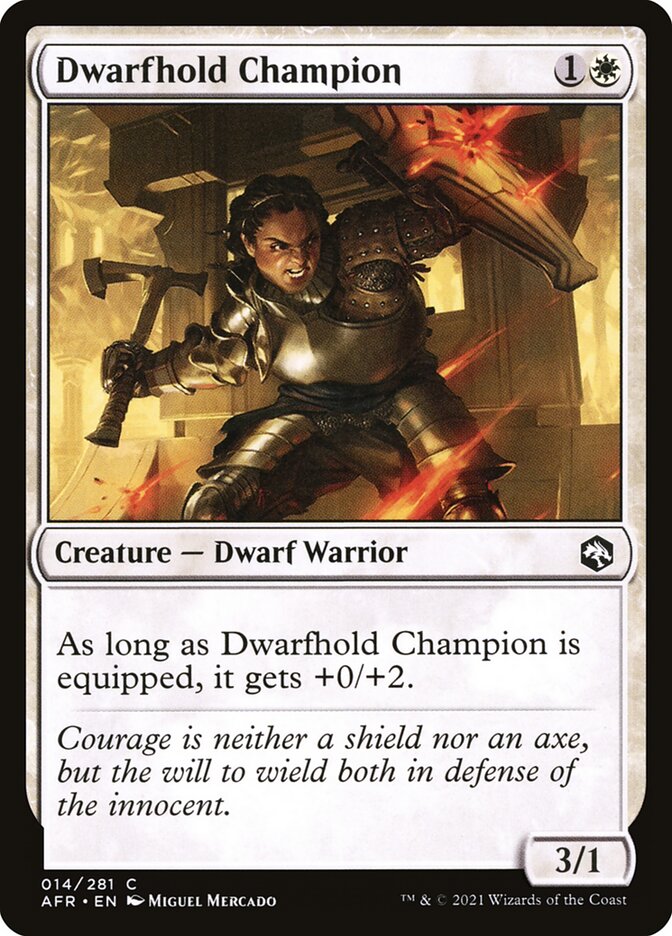 Dwarfhold Champion 14 (Adventures in the Forgotten Realms)  - Foil