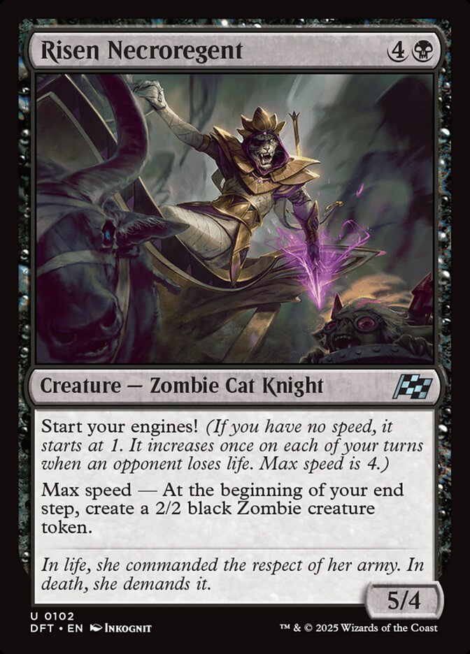 Risen Necroregent 102/291 (Aetherdrift)  - Foil