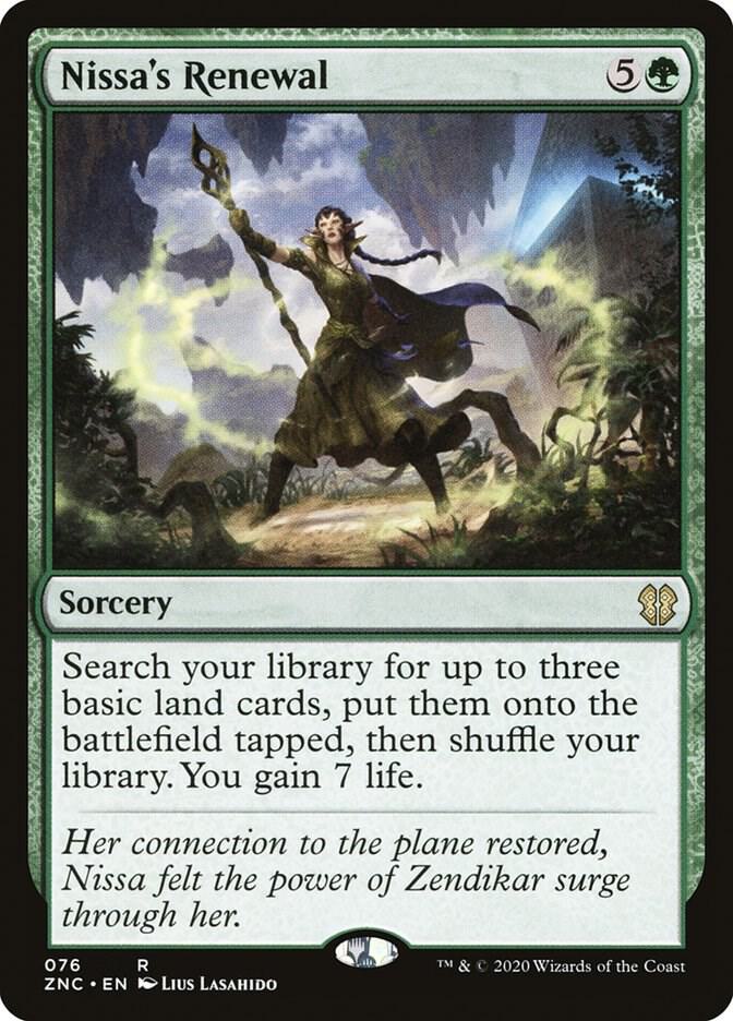 Nissa's Renewal 76/142 (Commander: Zendikar Rising) 