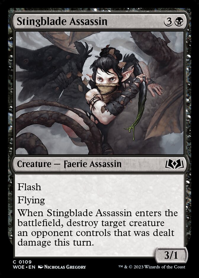 Stingblade Assassin 109/276 (Wilds of Eldraine)  - Foil