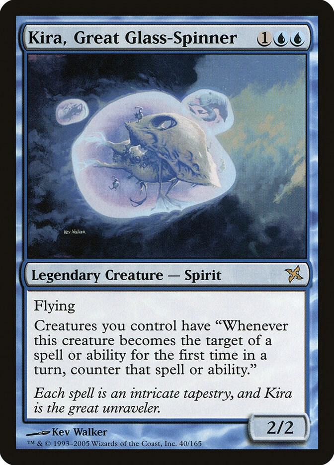 Kira, Great Glass-Spinner 40/165 (Betrayers of Kamigawa) 