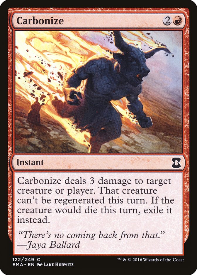 Carbonize 122/249 (Eternal Masters) 