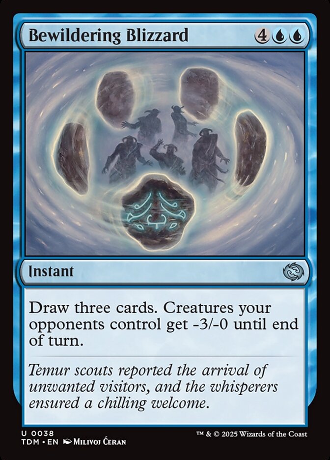 Bewildering Blizzard 38 (Tarkir: Dragonstorm)  - Foil