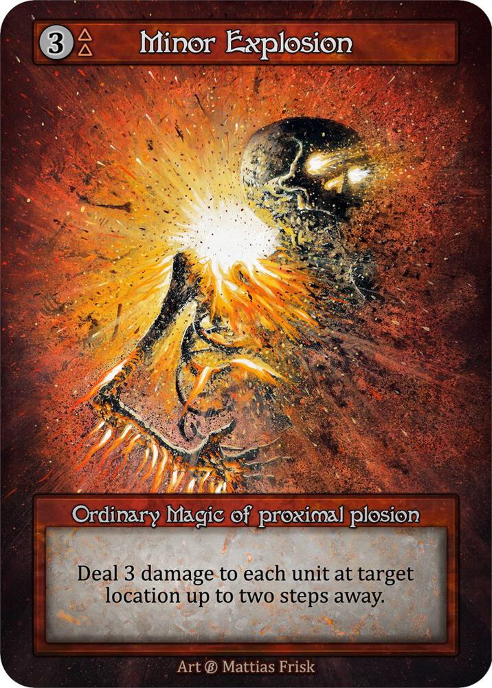 Minor Explosion  (Beta) 