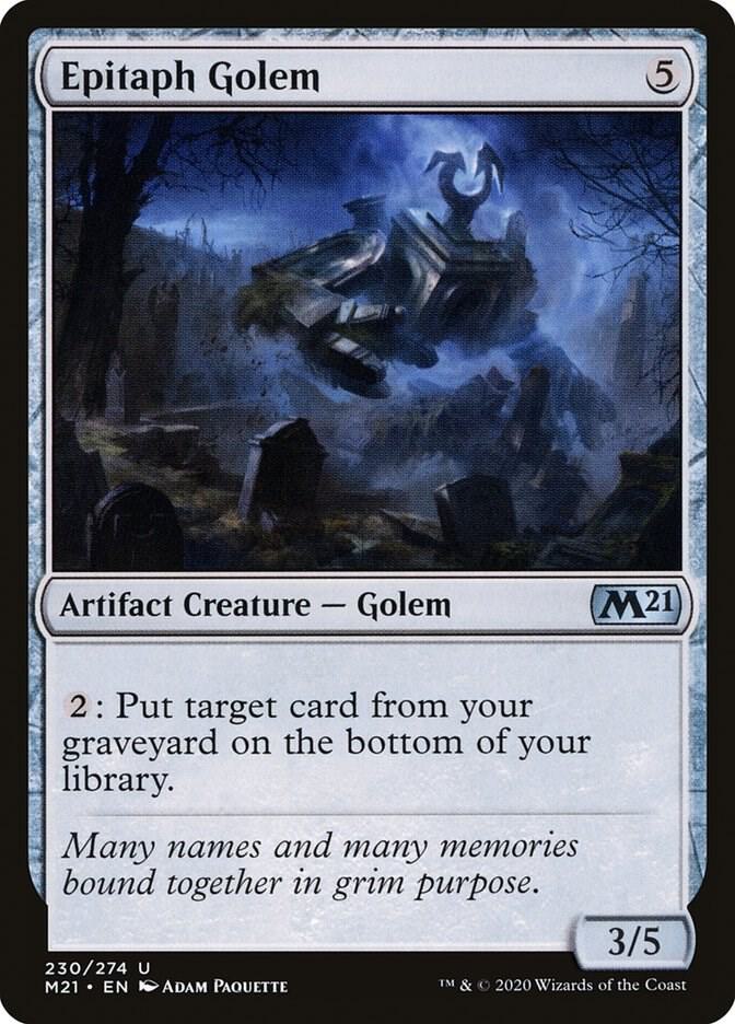Epitaph Golem 230 (Core Set 2021) 
