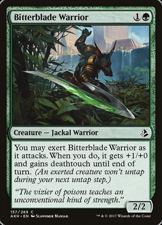 Bitterblade Warrior 157/269 (Amonkhet) 