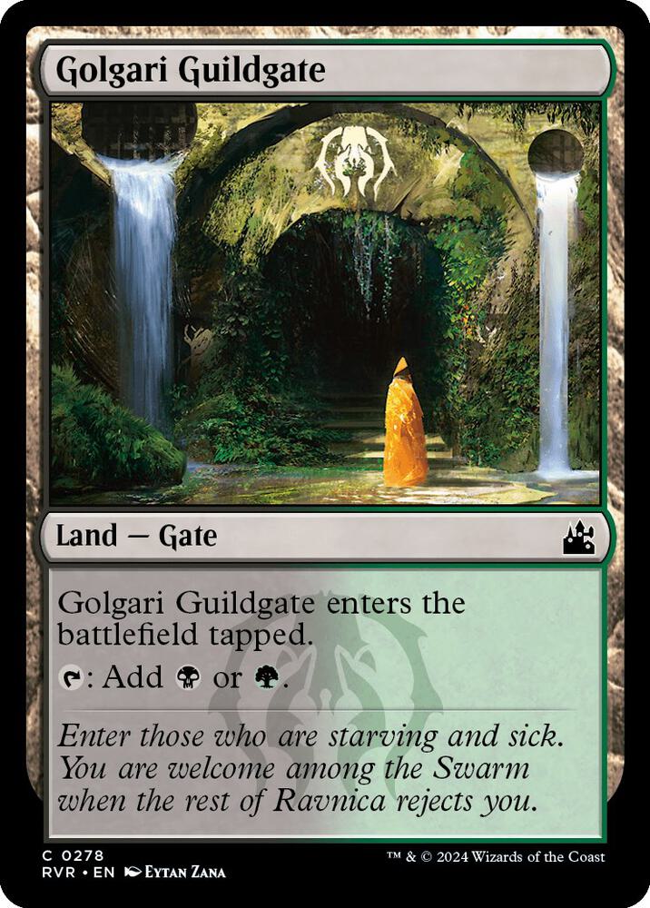 Golgari Guildgate 278 (Ravnica Remastered)  - Foil