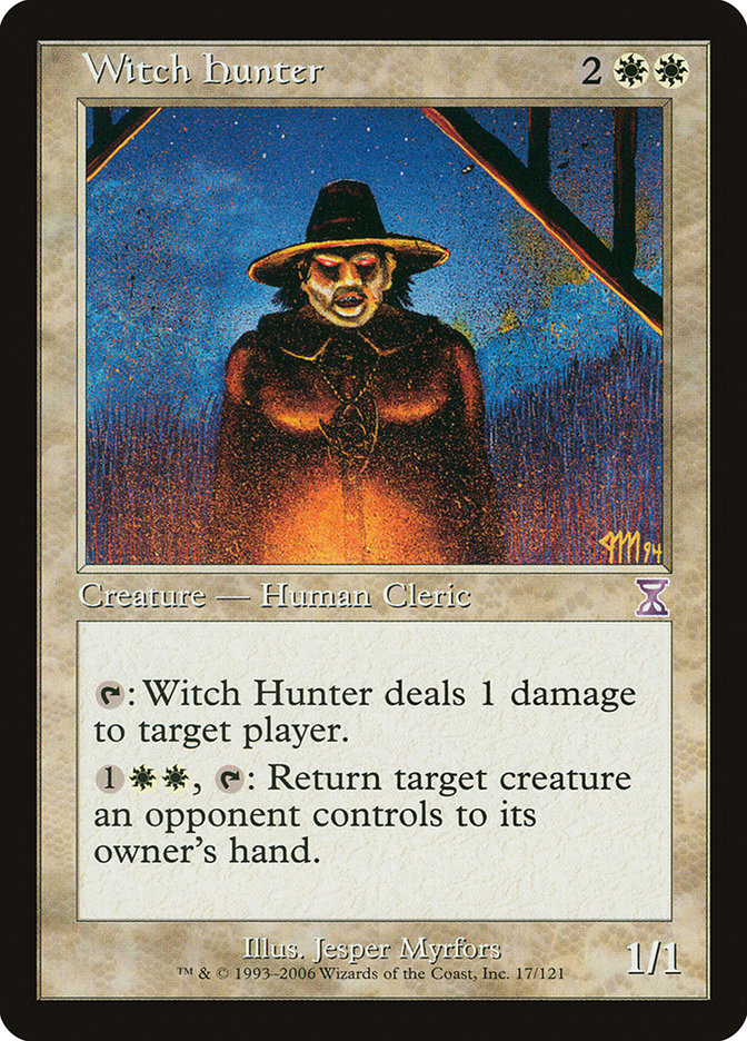 Witch Hunter 17/121 (Timeshifted)  - Foil
