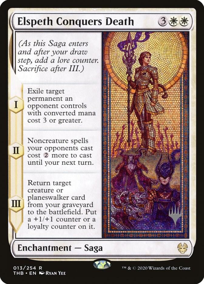 Elspeth Conquers Death 13 (Promo Pack: Theros Beyond Death)  - Foil