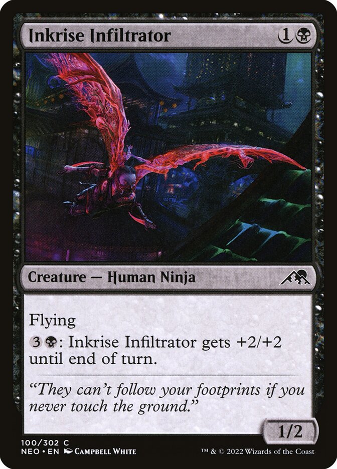 Inkrise Infiltrator 100/302 (Kamigawa: Neon Dynasty) 