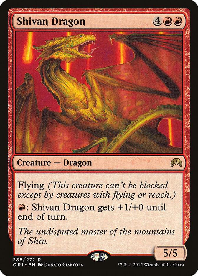 Shivan Dragon 285/272 (Magic Origins) 