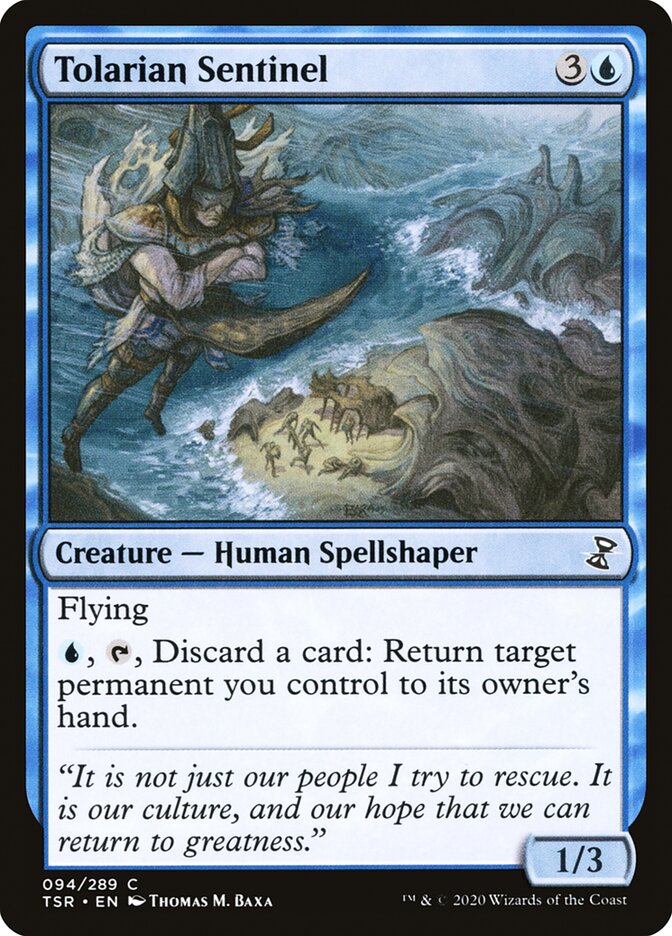 Tolarian Sentinel 94/289 (Time Spiral: Remastered)  - Foil