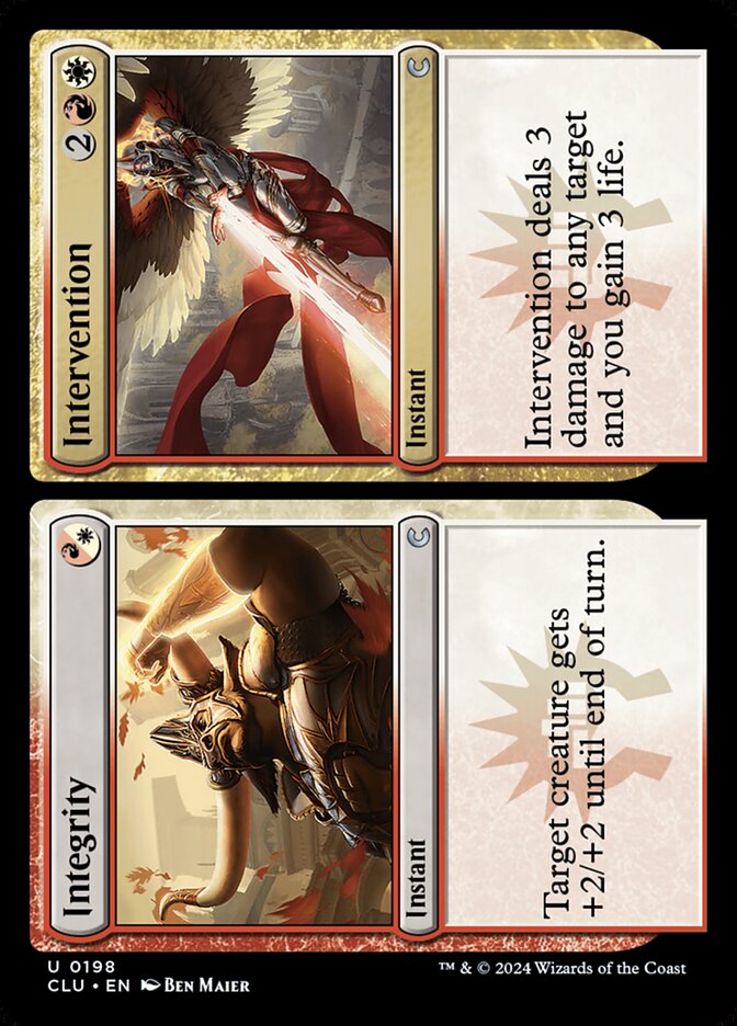 Integrity // Intervention 198/284 (Ravnica: Clue Edition) 