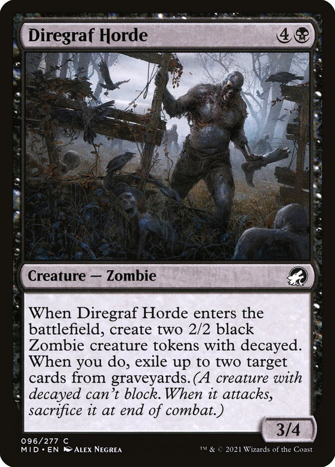 Diregraf Horde 96/277 (Innistrad: Midnight Hunt) 