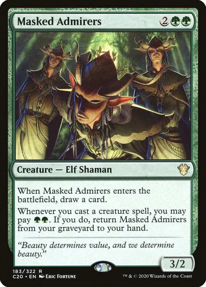 Masked Admirers 183/322 (Commander 2020) 