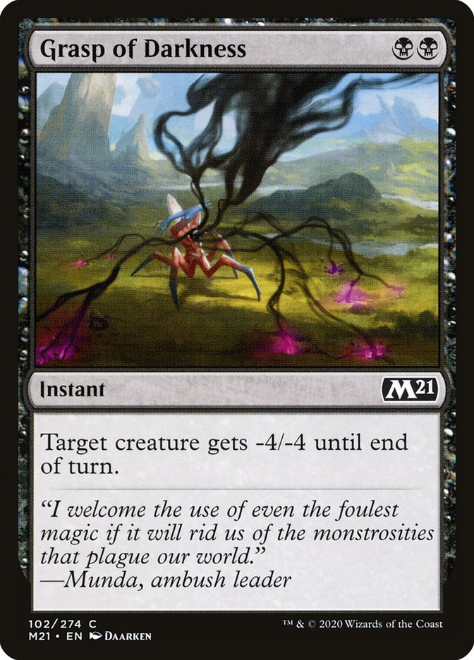 Grasp of Darkness 102 (Core Set 2021) 